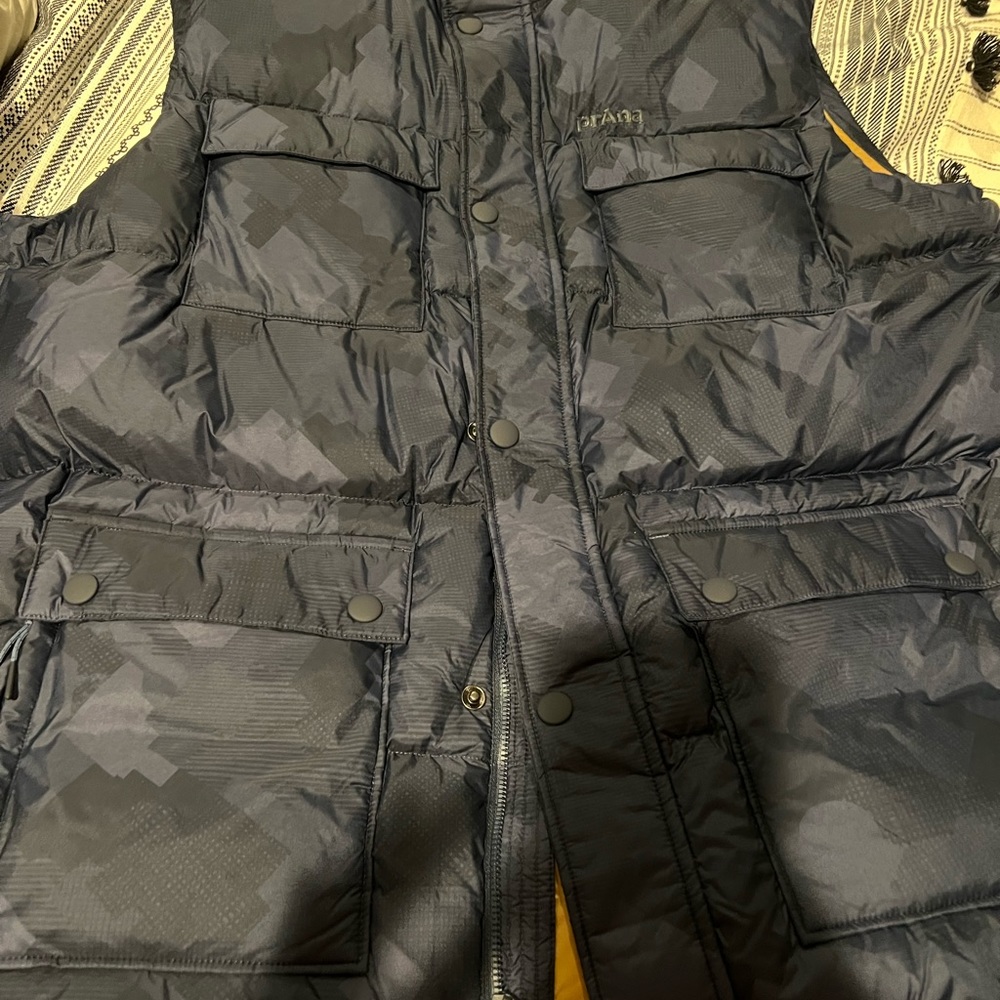 Brand new mens down vest